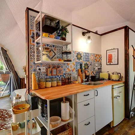 Tente de luxe Tiché Místo Glamping Slapy (Prague-West)