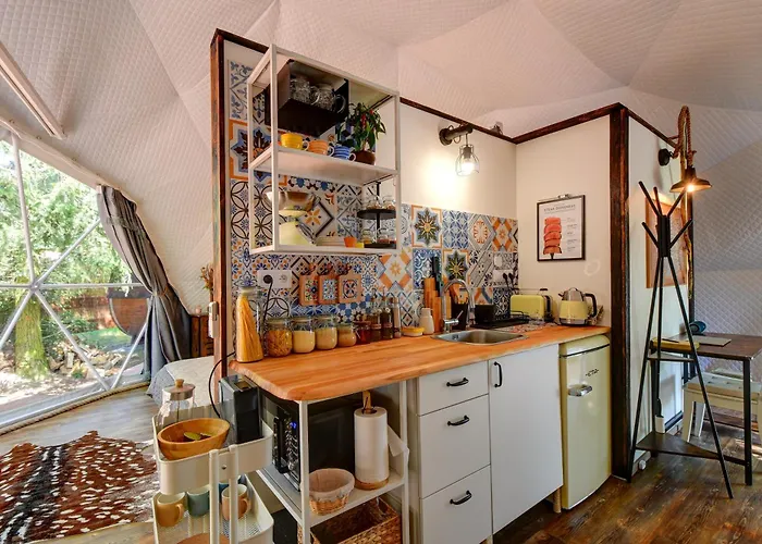 Luksusowy namiot Tiche Misto Glamping Slapy (Prague-West)